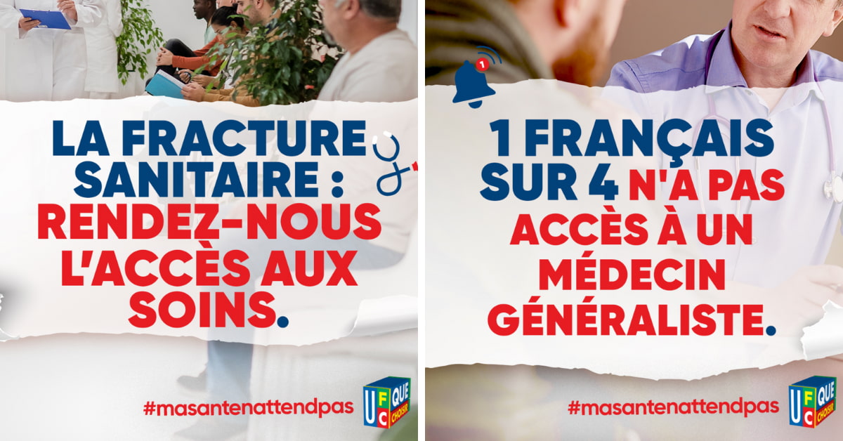 ufc-que choisir lance un appel à agir contre l'augmentation de la taxe santé, sensibilisant le public aux impacts sur le pouvoir d'achat et l'accès aux soins.